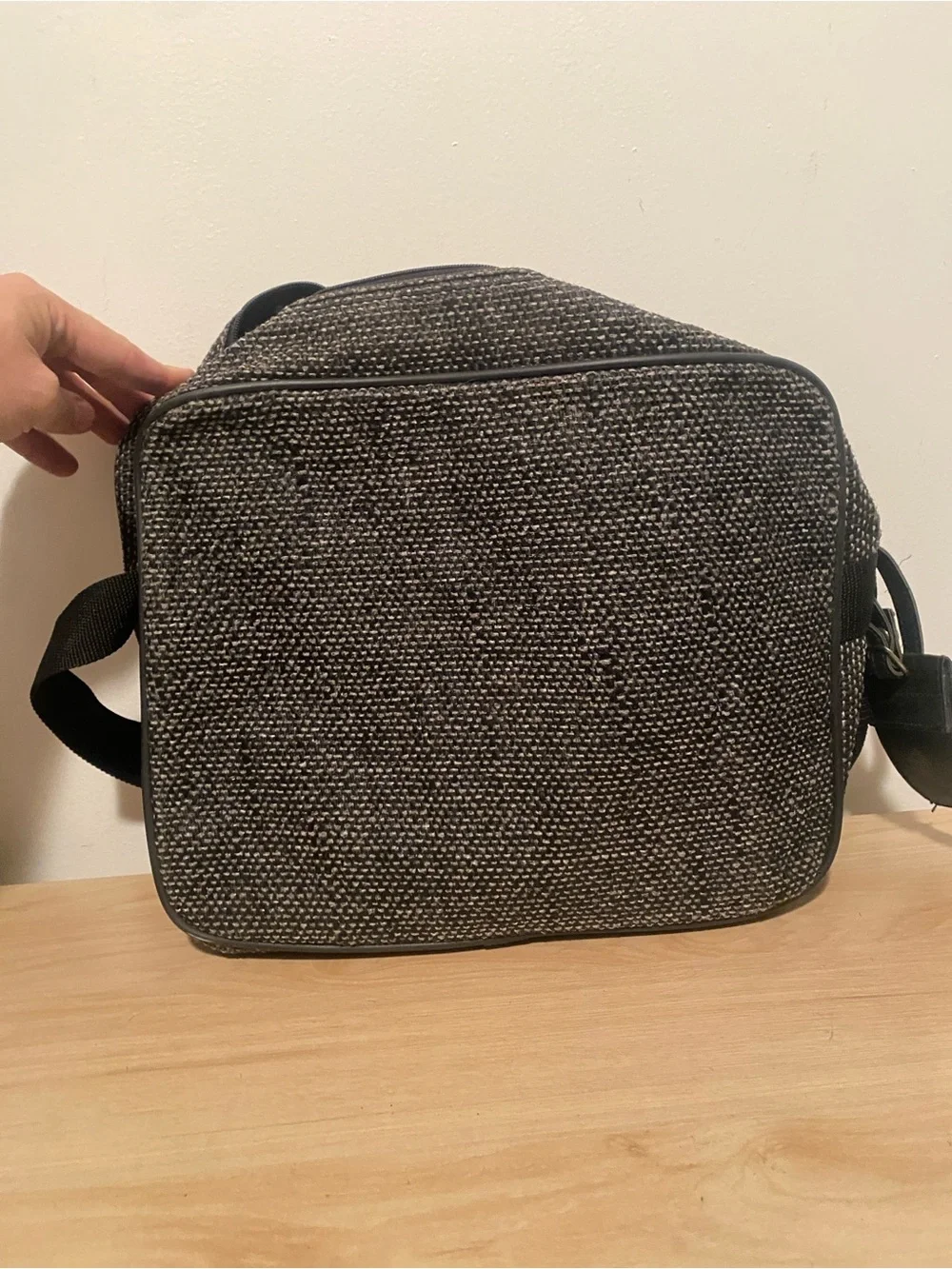 Vintage Oscar de la Renta Tweed Travel Shoulder Bag